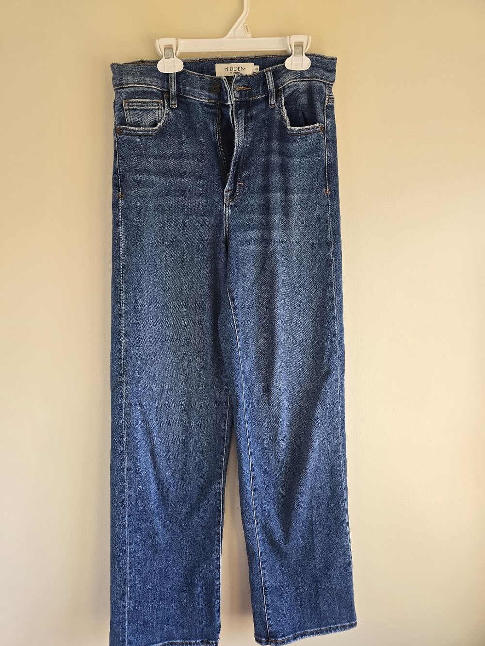 Hidden Denim Wide Leg Jean